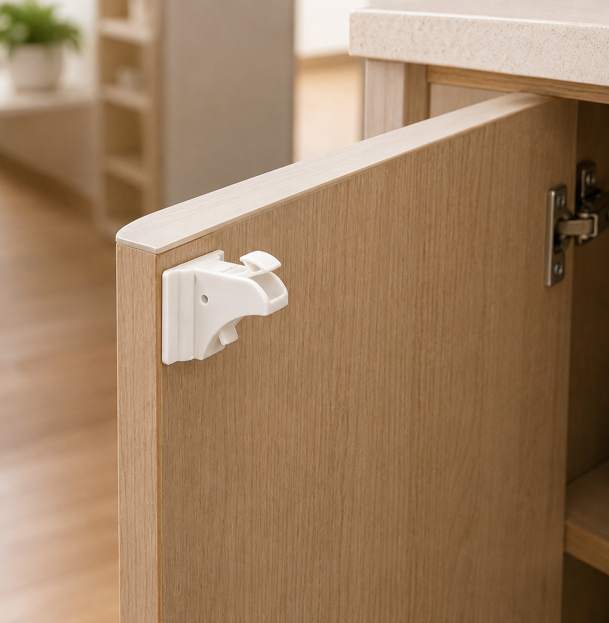 8 Seguros Magnéticos Invisibles para Cajones y Puertas